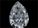 Natural Diamond 5.71 Carats, Pear with  Cut, F Color, SI1 Clarity and Certified by GIA