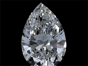 Foto Diamante Natural 5.71 quilates, De pera , Color F, claridad SI1 y certificado GIA de