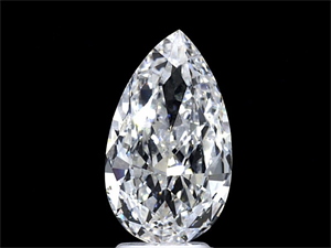 Foto Diamante Natural 4.02 quilates, De pera , Color E, claridad VS2 y certificado GIA de
