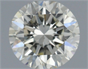 Natural Diamond 0.80 Carats, Round with Very Good Cut, M Color, SI1 Clarity and Certified by GIA