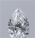 Natural Diamond 0.30 Carats, Pear with  Cut, E Color, VVS1 Clarity and Certified by GIA