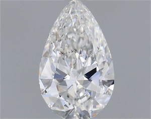 Picture of Natural Diamond 0.42 Carats, Pear with  Cut, F Color, SI2 Clarity and Certified by GIA