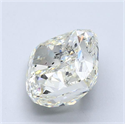 Diamante Natural 5.02 quilates, Del cojín , Color K, claridad SI2 y certificado HRD