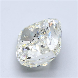 Foto Diamante Natural 5.02 quilates, Del cojín , Color K, claridad SI2 y certificado HRD de