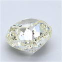 Diamante Natural 4.01 quilates, Del cojín , Color K, claridad SI2 y certificado HRD