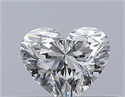 Natural Diamond 0.30 Carats, Heart with  Cut, G Color, VVS1 Clarity and Certified by GIA