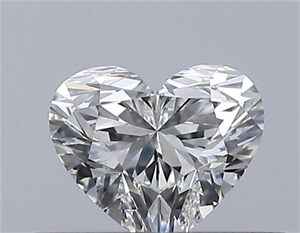 Foto Diamante Natural 0.30 quilates, Corazón , Color G, claridad VVS1 y certificado GIA de