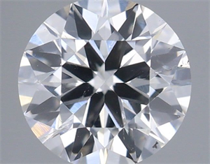 Picture of Natural Diamond 0.40 Carats, Round with Excellent Cut, D Color, SI2 Clarity and Certified by IGI