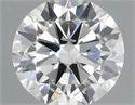 Natural Diamond 0.40 Carats, Round with Excellent Cut, J Color, SI2 Clarity and Certified by IGI