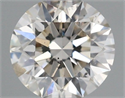 Natural Diamond 0.41 Carats, Round with Excellent Cut, J Color, SI2 Clarity and Certified by IGI
