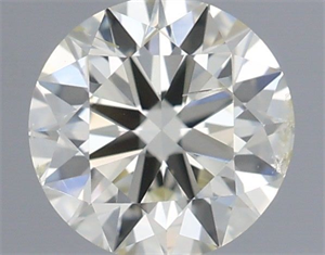 Picture of Natural Diamond 0.40 Carats, Round with Excellent Cut, J Color, SI2 Clarity and Certified by IGI