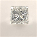 Natural Diamond 0.31 Carats, Princess with  Cut, I Color, I1 Clarity and Certified by GIA