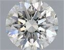 Natural Diamond 0.54 Carats, Round with Excellent Cut, I Color, SI2 Clarity and Certified by IGI