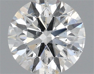 Picture of Natural Diamond 0.70 Carats, Round with Excellent Cut, H Color, SI2 Clarity and Certified by IGI