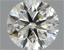Natural Diamond 0.70 Carats, Round with Excellent Cut, K Color, SI2 Clarity and Certified by IGI