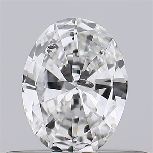 Foto Diamante Natural 0.30 quilates, Ovalado , Color F, claridad I1 y certificado GIA de