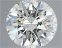 Natural Diamond 0.40 Carats, Round with Excellent Cut, I Color, SI2 Clarity and Certified by IGI