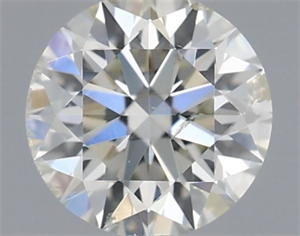 Picture of Natural Diamond 0.40 Carats, Round with Excellent Cut, I Color, SI2 Clarity and Certified by IGI