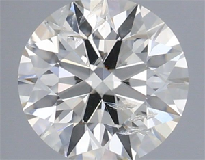 Picture of Natural Diamond 0.40 Carats, Round with Excellent Cut, I Color, SI2 Clarity and Certified by IGI