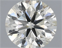 Natural Diamond 0.40 Carats, Round with Excellent Cut, I Color, SI2 Clarity and Certified by IGI