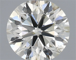 Picture of Natural Diamond 0.40 Carats, Round with Excellent Cut, I Color, SI2 Clarity and Certified by IGI