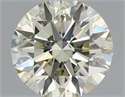 Natural Diamond 0.43 Carats, Round with Excellent Cut, M Color, SI2 Clarity and Certified by IGI