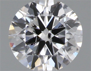 Picture of Natural Diamond 0.50 Carats, Round with Excellent Cut, F Color, I1 Clarity and Certified by IGI