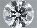 Natural Diamond 0.40 Carats, Round with Excellent Cut, G Color, SI2 Clarity and Certified by IGI