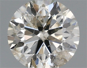 Picture of Natural Diamond 0.50 Carats, Round with Excellent Cut, K Color, I1 Clarity and Certified by IGI