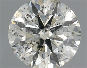 Picture of Natural Diamond 0.64 Carats, Round with Excellent Cut, K Color, I1 Clarity and Certified by IGI
