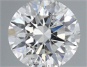 Natural Diamond 0.41 Carats, Round with Excellent Cut, G Color, SI2 Clarity and Certified by IGI