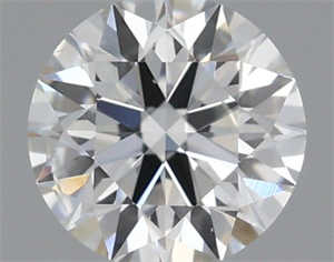 Picture of Natural Diamond 0.40 Carats, Round with Excellent Cut, G Color, SI2 Clarity and Certified by IGI