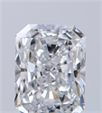 Natural Diamond 0.31 Carats, Radiant with  Cut, D Color, VS2 Clarity and Certified by GIA