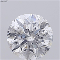 Natural Diamond 5.05 Carats, Round with Excellent Cut, E Color, I1 Clarity and Certified by IGI