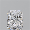 Natural Diamond 1.20 Carats, Radiant with  Cut, D Color, SI2 Clarity and Certified by GIA