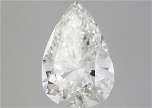 Foto Diamante Natural 7.04 quilates, De pera , Color H, claridad SI1 y certificado GIA de