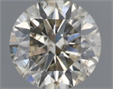 Natural Diamond 0.51 Carats, Round with Very Good Cut, M Color, SI2 Clarity and Certified by IGI