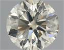 Natural Diamond 0.71 Carats, Round with Excellent Cut, M Color, SI1 Clarity and Certified by IGI