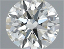 Natural Diamond 0.40 Carats, Round with Excellent Cut, H Color, SI2 Clarity and Certified by IGI