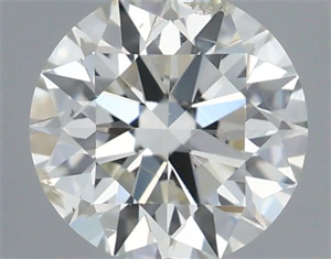 Picture of Natural Diamond 0.40 Carats, Round with Excellent Cut, H Color, SI2 Clarity and Certified by IGI