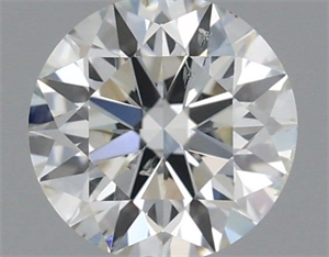 Picture of Natural Diamond 0.40 Carats, Round with Excellent Cut, H Color, SI2 Clarity and Certified by IGI