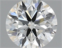 Natural Diamond 0.40 Carats, Round with Excellent Cut, H Color, SI2 Clarity and Certified by IGI