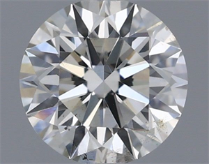 Picture of Natural Diamond 0.41 Carats, Round with Excellent Cut, I Color, SI2 Clarity and Certified by IGI