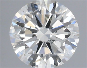 Picture of Natural Diamond 0.40 Carats, Round with Excellent Cut, I Color, SI2 Clarity and Certified by IGI