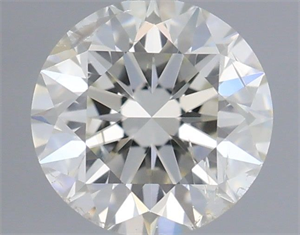 Picture of Natural Diamond 0.40 Carats, Round with Excellent Cut, I Color, SI2 Clarity and Certified by IGI