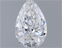 Diamante Natural 0.30 quilates, De pera , Color E, claridad SI1 y certificado GIA