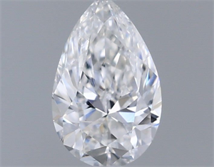 Foto Diamante Natural 0.30 quilates, De pera , Color E, claridad SI1 y certificado GIA de