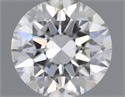 Natural Diamond 0.40 Carats, Round with Excellent Cut, H Color, SI1 Clarity and Certified by GIA