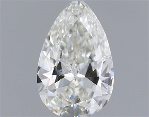 Picture of Natural Diamond 0.50 Carats, Pear with  Cut, I Color, SI2 Clarity and Certified by GIA