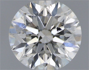 Picture of Natural Diamond 0.42 Carats, Round with Excellent Cut, E Color, SI2 Clarity and Certified by IGI